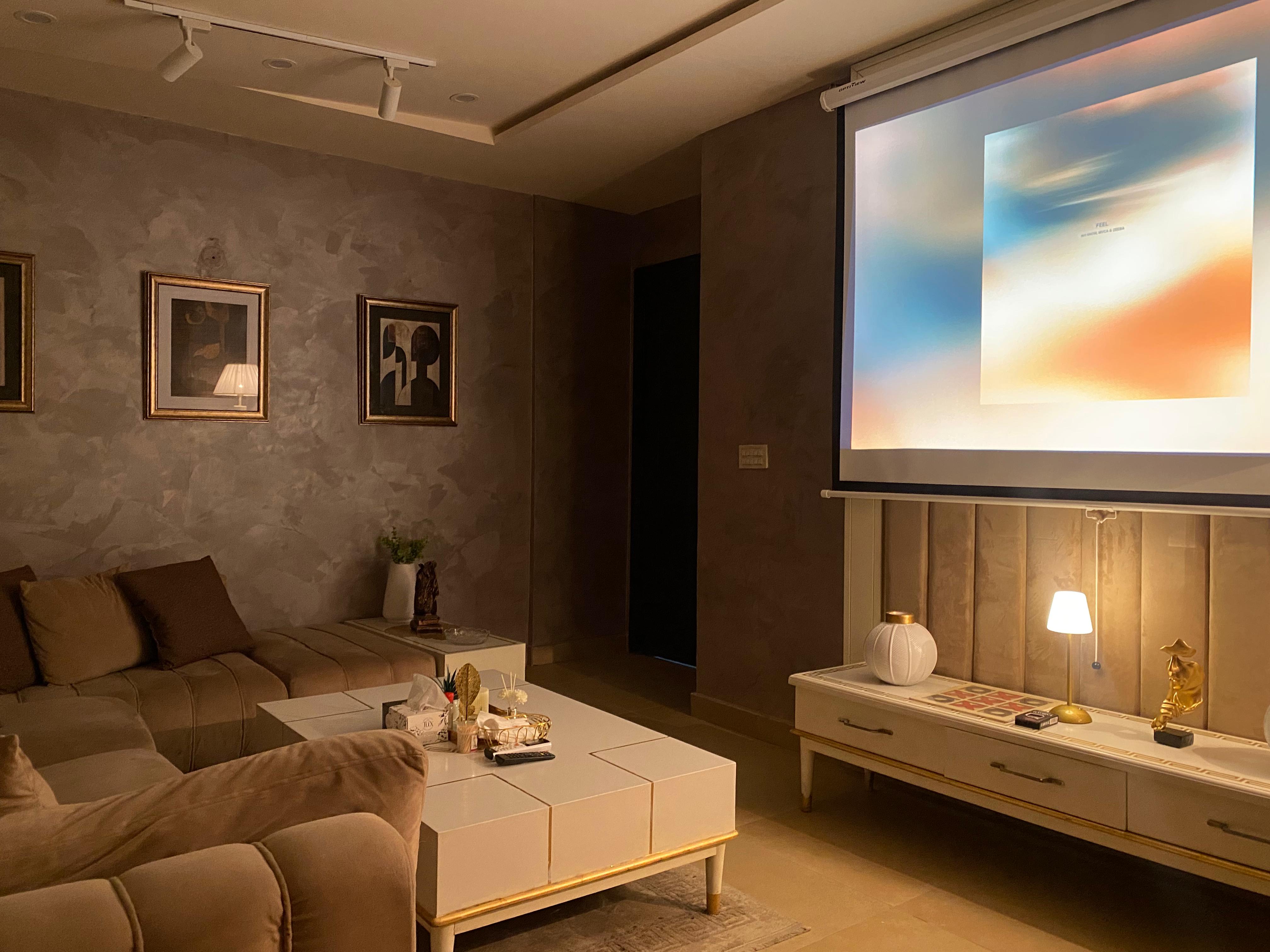 1BHK Retreat | 72" Projector | Eiffel Facing